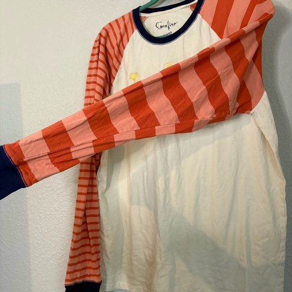 Rare Coraline Icons Striped Long Sleeve T-Shirt - BoxLunch Exclusive- SOLD OUT! - Picture 7 of 9